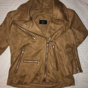 Carmel Suede Moto Jacket